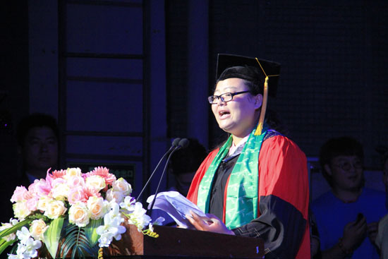 2013届毕业典礼辅导员代表致辞